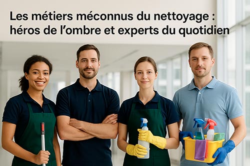 Les métiers méconnus du nettoyage