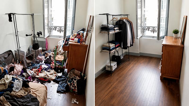 Avant après squat et appartement insalubre à Lyon