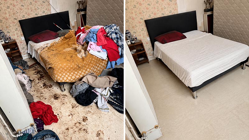 Avant / après appartement insalubre dans Paris 20ème