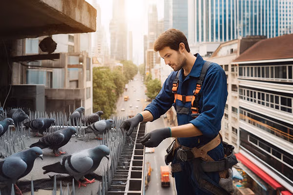 societe de depigeonnage - Pics anti-pigeons