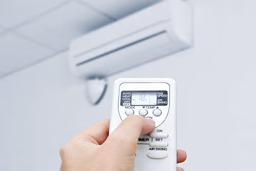 Installation de climatisation réversible