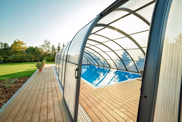 Nettoyage d'abris de piscines
