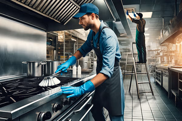 Nettoyage de cuisines professionnelles