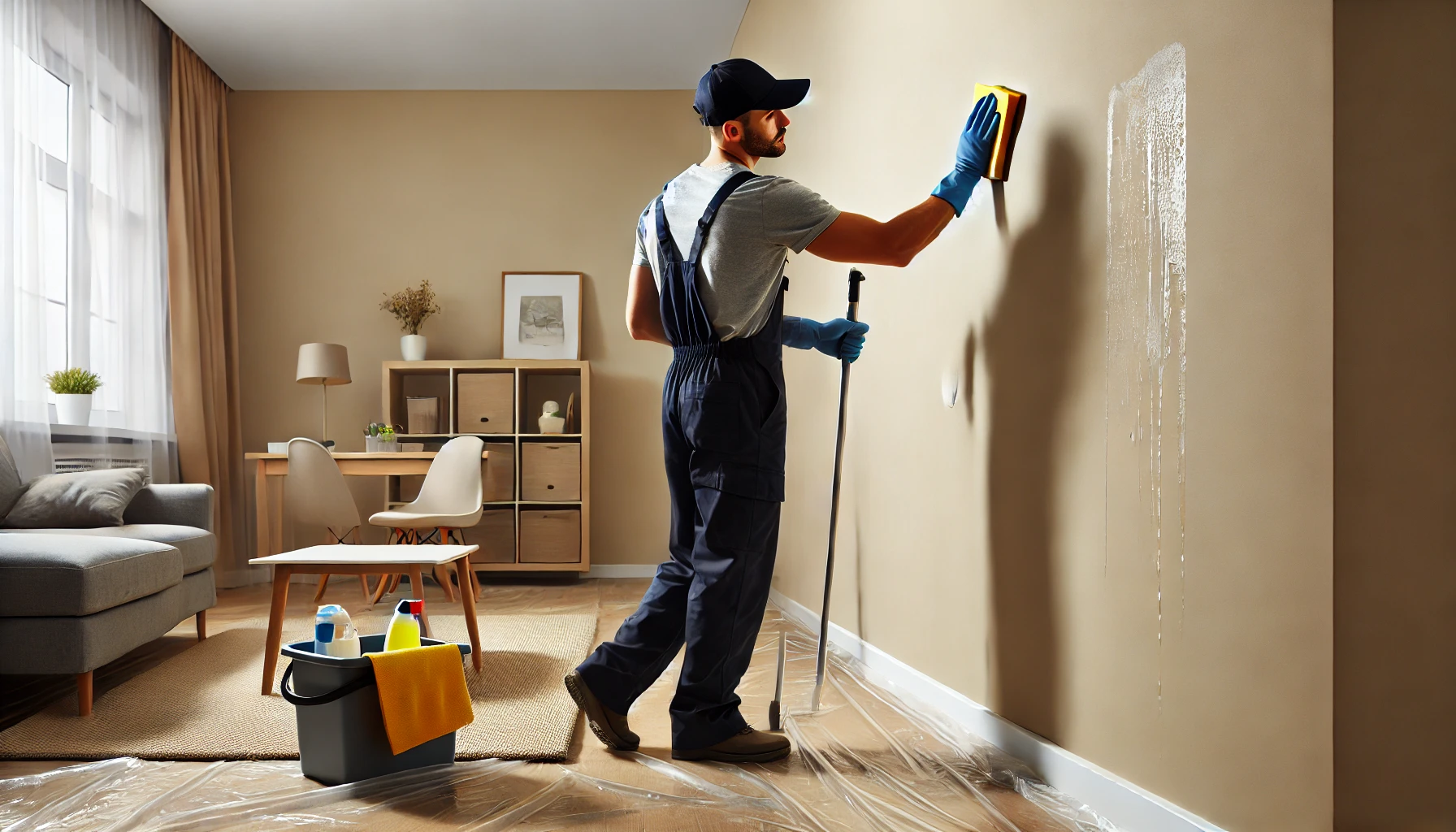 Entreprise de lessivage de murs et plafonds