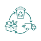 Évacuation en filières adaptées : déchetterie, recyclage, don