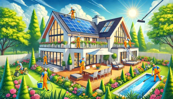 Grand nettoyage de printemps et rénovations en printemps