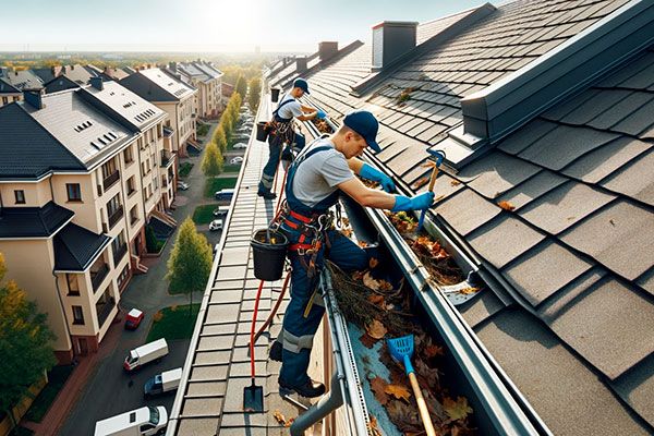 Nettoyage de toiture et gouttières