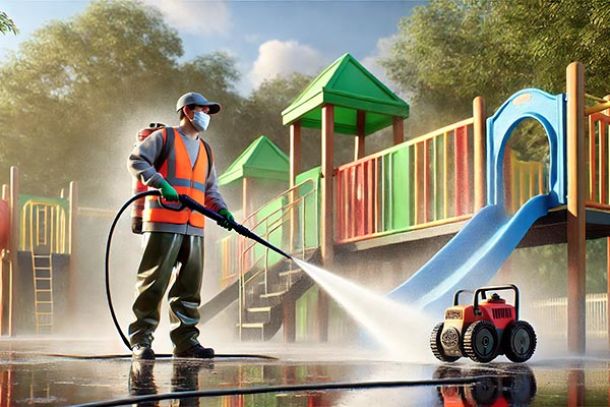 nettoyage et entretien d'aires de jeux