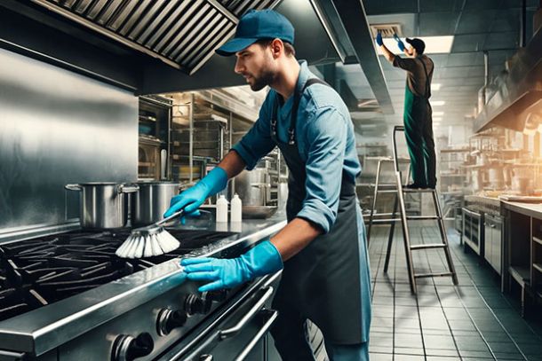 Nettoyage de cuisines professionnelles