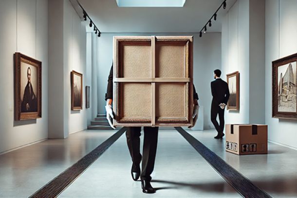 Déménagement, transport d'œuvres d'art