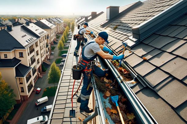 Nettoyage de toiture et gouttières