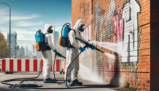 Nettoyage de graffitis et tags