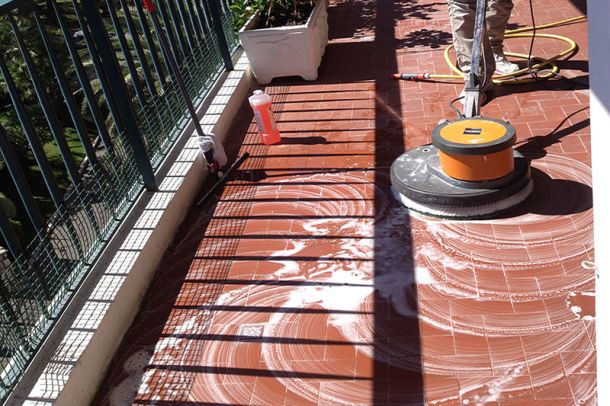 Nettoyage de terrasses