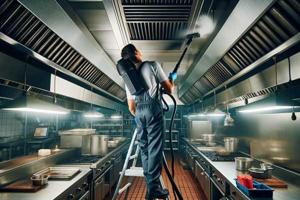 Nettoyage de hotte de cuisine