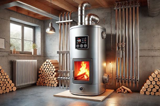 Installation de chaudières à bois