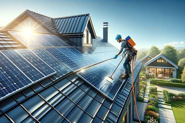 Nettoyage Panneaux solaires