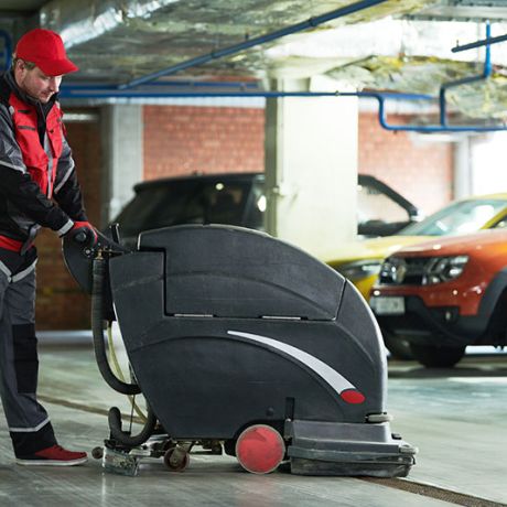 Nettoyage de parking